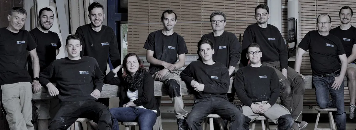 Unser Team im Saunabau der Möbel- und Bautischlerei Thomas Wähner aus Arnsdorf bei Dresden in Sachsen